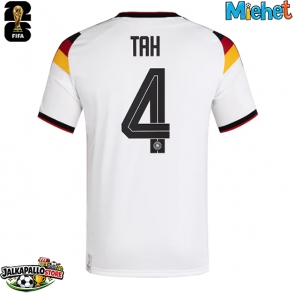 Saksa Jonathan Tah #4 Kotipaita MM-kisat 2026 Lyhythihainen
